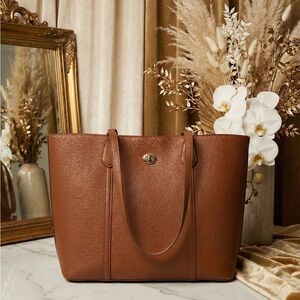 Ladylike Brown Stylish Tote Bag
